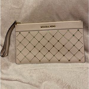 Michael Kors Jet Set Perforated Wristlet